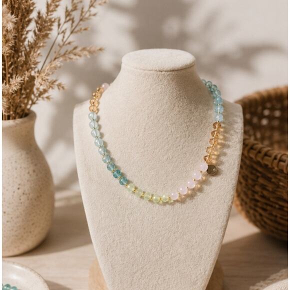 Jewelry - Colorful Beaded Boho Necklace New